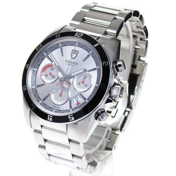 TUDOR Grand Tour Chrono 20530 Date Silver Dial Automatic Men's Watch_849649 - Picture 1 of 6